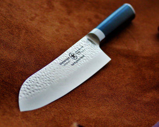 Sternsteiger | handgehämmertes Santokumesser-0
