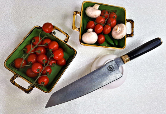 Theseus Gyuto Chefs Knife with wavy handle-0
