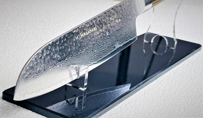 Nagasaki Hand gehämmertes Santoku Messer-4