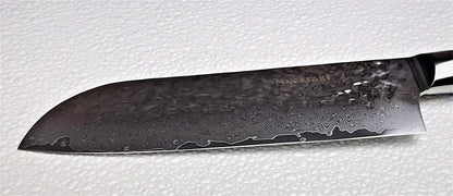 Nagasaki Hand gehämmertes Santoku Messer-2