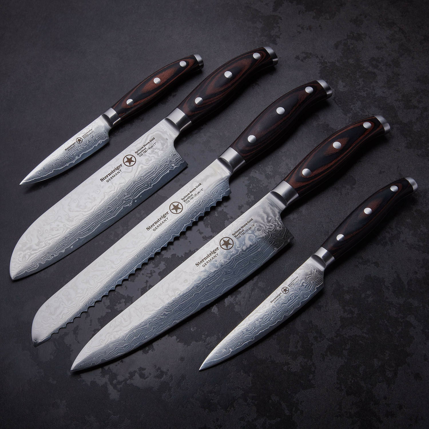 Damastmesser 7er-Set-1