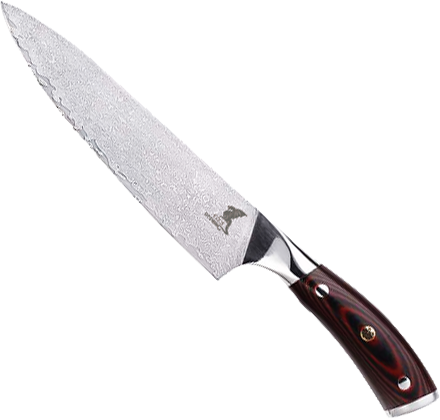 Damascus Kochmesser (8"/20cm) | Sternsteiger - Hiroto Kollektion-0