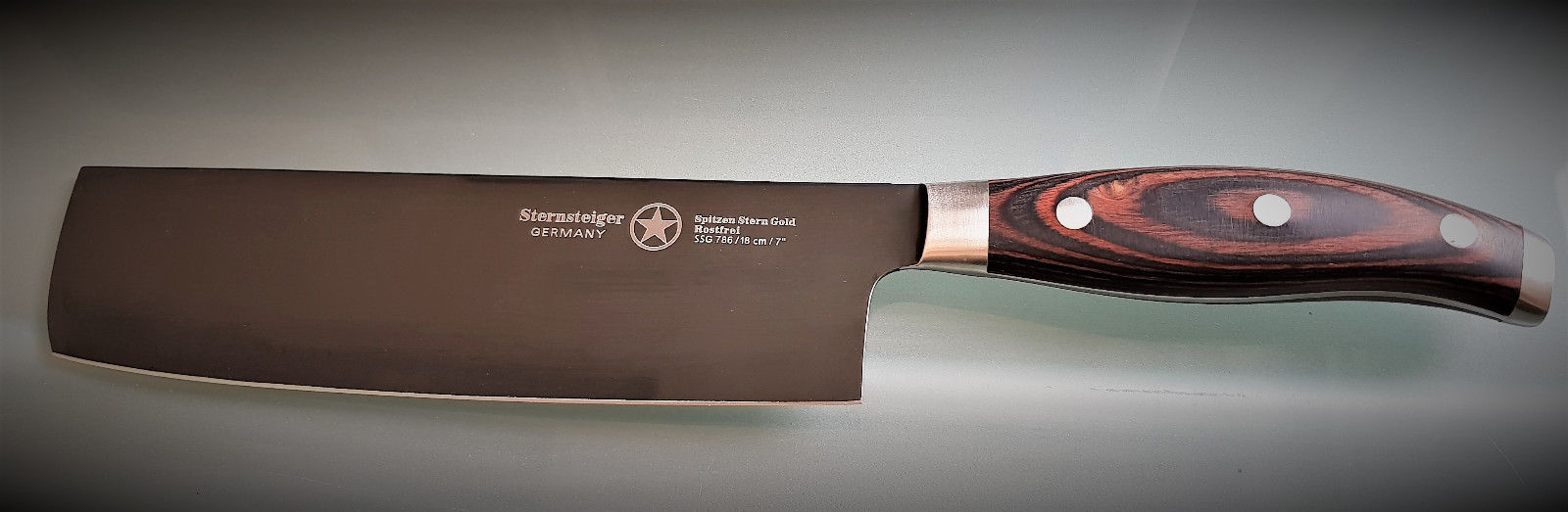 Nakiri-Messer (7"/18cm) | Sternsteiger - Titanium Kollektion-2